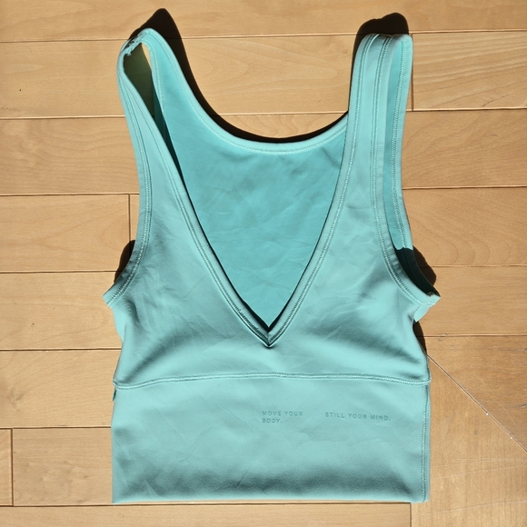 Lululemon Power Pivot Everlux Tank Top - Wild Mint Size 0-2 - Picture 3 of 8